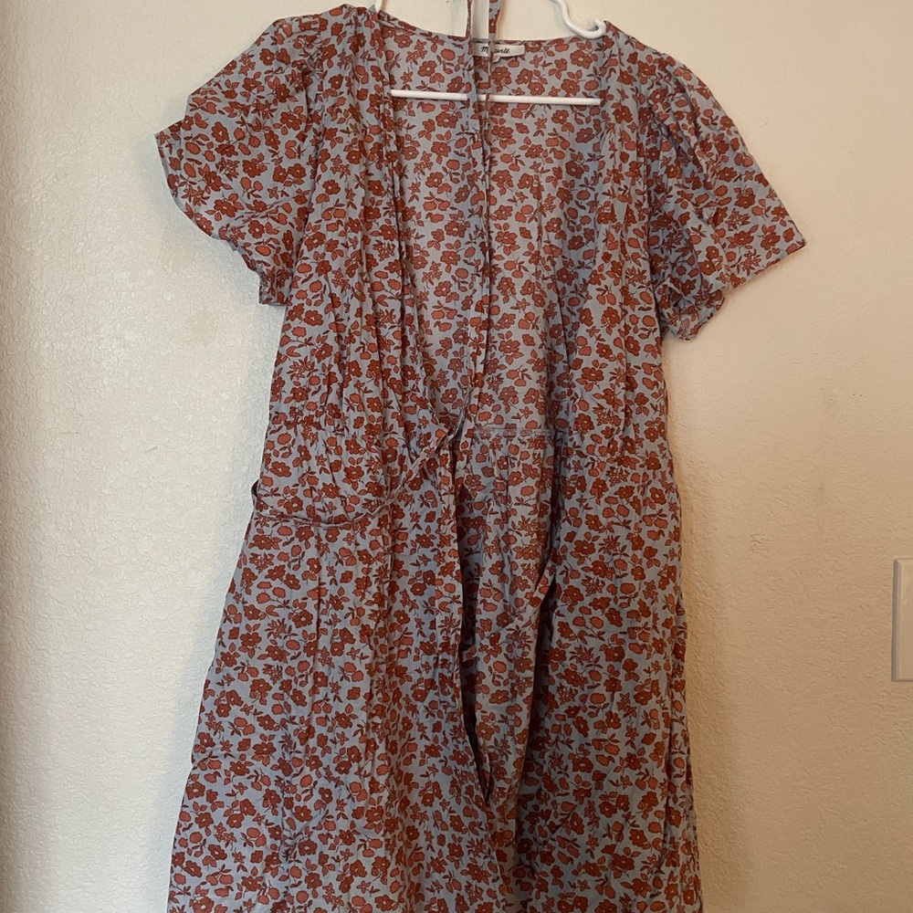 Madewell Cotton Wrap Dress